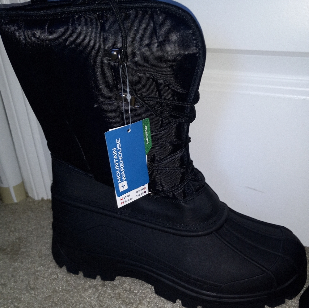 New!! Mountain Warehouse Men's Snowboots Size 11